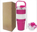 30oz Stainless Steel Insulated Tumbler – Double Wall with Lid & Straw
