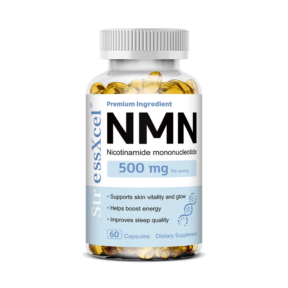 NMN Nicotinamide Mononucleotide - Reduces Wrinkles, Increases Skin Elasticity and Supports Cell Repair and Growth