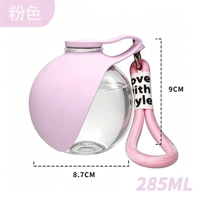 2-in-1 Portable Dog Water Bottle & Foldable Bowl – Leak-Proof Travel Pet Feeder