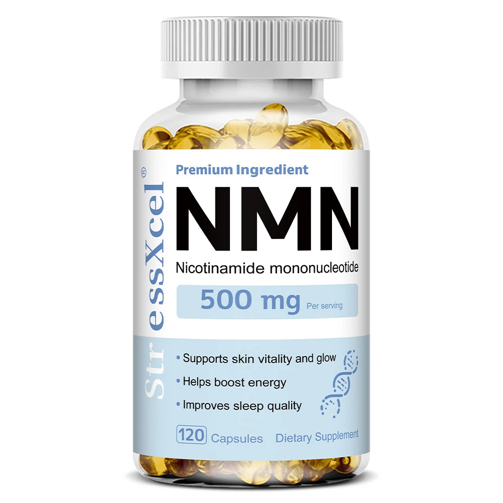 NMN Nicotinamide Mononucleotide - Reduces Wrinkles, Increases Skin Elasticity and Supports Cell Repair and Growth